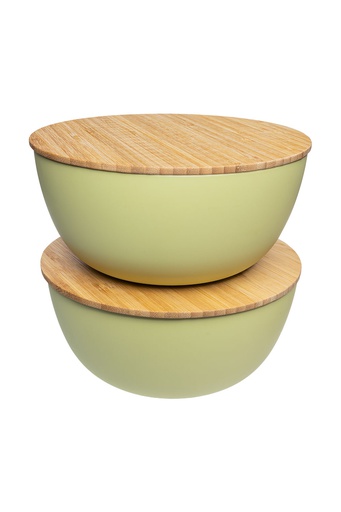 Schüssel mit Bambusdeckel PLAIN 18,5 cm