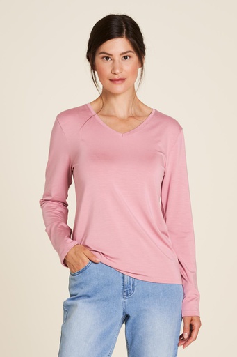 Langärmeliges Tencel-Shirt