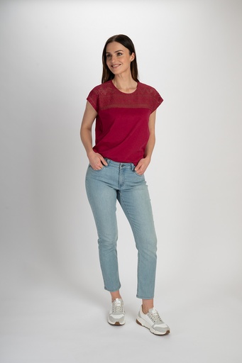 Shirt mit Spitzendetails