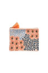 [BAG271] Velvet bag FLOWER