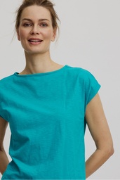 [S25C42] Lockeres Shirt mit Details (lake)
