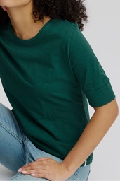 [S25C48] Gemütliches Slub-Shirt  (rain forest)